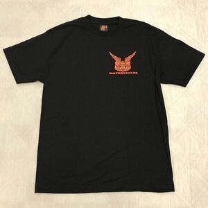 Vintage Big Johnson Motorcycles black T shirt Large‎